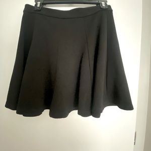 Lush Black Mini Skater Skirt